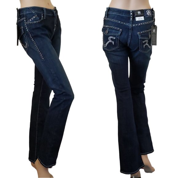 Rock & Republic Kasandra Bootcut Jeans SZ 2 Waist 26 - Picture 1 of 12